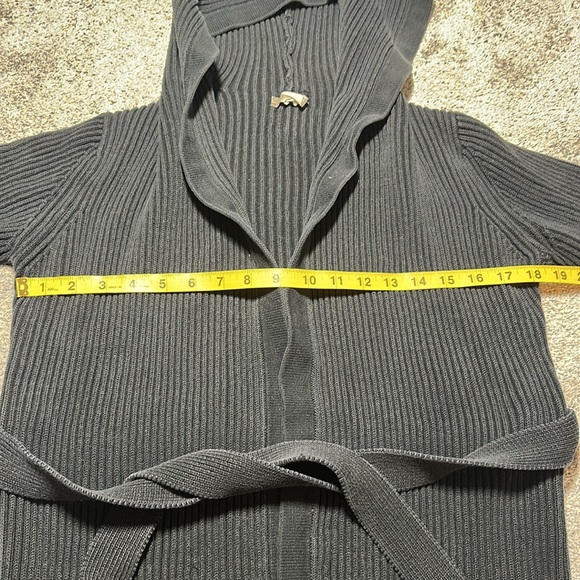 J. Crew Black Hooded Cardigan Sweater - Picture 14 of 15